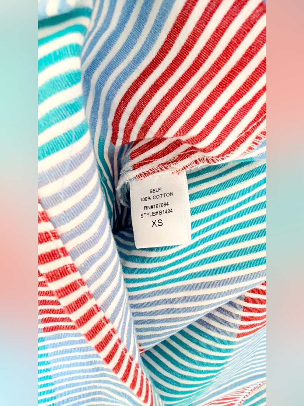 New Tuckernuck Madras Jagger Patchwork Stripe Check Halter Maxi Dress Size XS - Picture 8 of 8